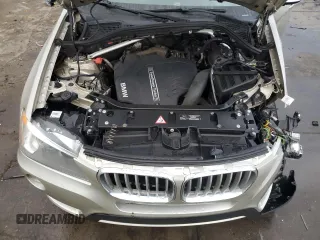 2013 BMW X3 xDrive28i with VIN 5UXWX9C58D0D06257, listed as a Copart auction lot 78524724 with 125,164 mi miles and Salvage Title. Bid and sale history available at carsss.com. Image 12.