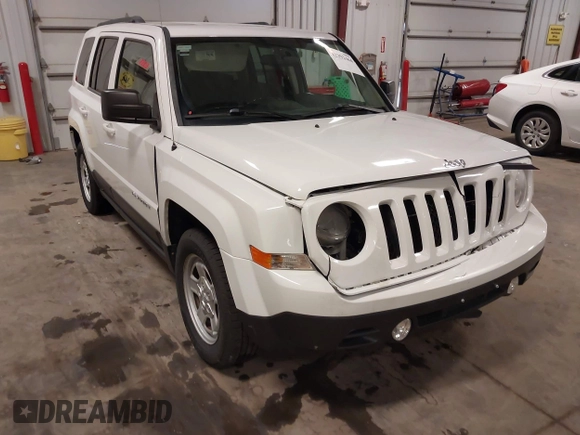 2014 Jeep Patriot Sport with VIN 1C4NJPBA6ED563281, listed as a IAAI auction lot 42392464 with 144,880 mi miles and . Bid and sale history available at DreamBid. Image 6.