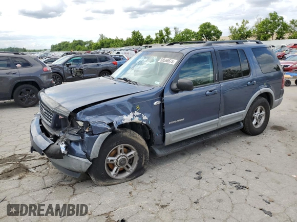 2002 Ford Explorer XLT с VIN 1FMZU73E02ZA04975, выставлен на аукционе Copart как лот 58566675 с пробегом Не указан миль и Списание • Salvage title. История ставок и продаж доступна на DreamBid. Изображение 1.
