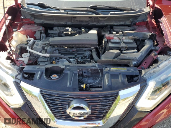 2017 Nissan Rogue SV with VIN JN8AT2MT3HW131089, listed as a Copart auction lot 62991255 with 89,213 mi miles and Salvage title. Bid and sale history available at DreamBid. Image 12.