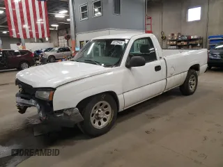 2005 Chevrolet Silverado 1500 Work Truck with VIN 1GCEC14X75Z197469, listed as a Copart auction lot 50720455 with 59,385 mi miles and Salvage Title. Bid and sale history available at carsss.com. Image 1.