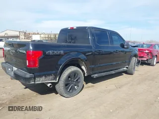 2020 Ford F-150 XL with VIN 1FTEW1E47LFC21232, listed as a IAAI auction lot 41824403 with 92,318 mi miles. Bid and sale history available at carsss.com. Image 4.