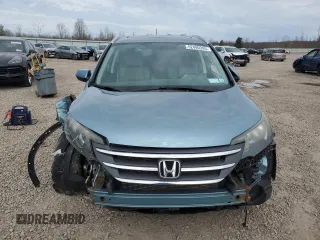 2014 Honda CR-V EX-L with VIN 2HKRM4H75EH665118, listed as a Copart auction lot 52490395 with 0 mi miles and Salvage Title. Bid and sale history available at carsss.com. Image 5.