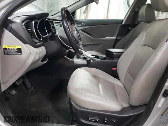 2013 Kia Optima EX with VIN 5XXGN4A70DG187683, listed as a Copart auction lot 45569855 with 128,236 mi miles and Salvage Title. Bid and sale history available at carsss.com. Image 7.