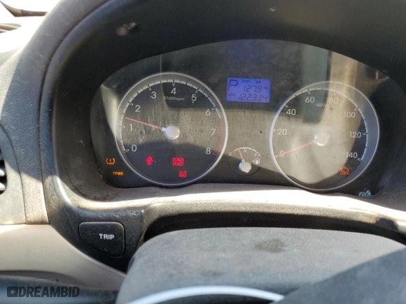 2011 Hyundai Accent GLS with VIN KMHCN4AC1BU615615, listed as a Copart auction lot 52428885 with 122,334 mi miles and Salvage Title. Bid and sale history available at carsss.com. Image 9.