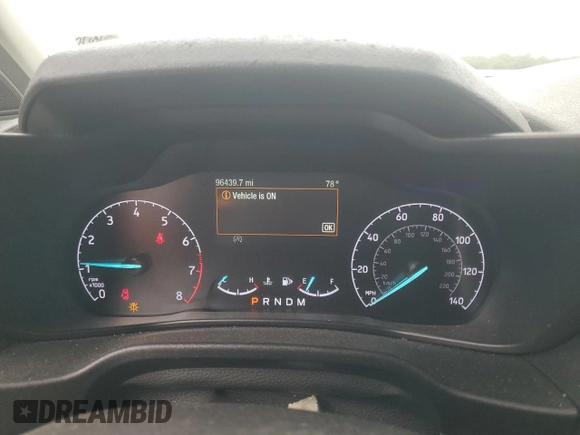 2019 Ford Transit Connect XLT with VIN NM0GS9F22K1427258, listed as a Copart auction lot 63234484 with 96,439 mi miles and Salvage title. Bid and sale history available at DreamBid. Image 9.