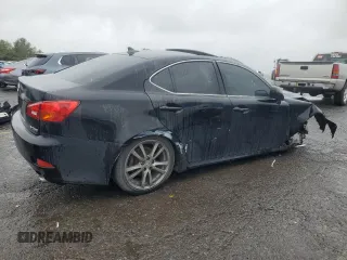 2008 Lexus IS 250 with VIN JTHBK262482073880, listed as a Copart auction lot 58174505 with 176,582 mi miles and Salvage title. Bid and sale history available at DreamBid. Image 3.