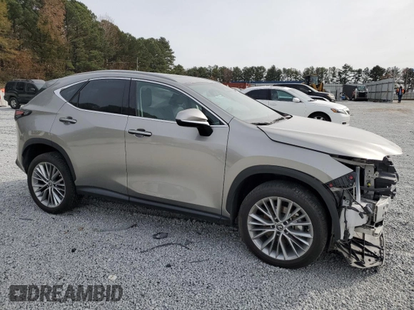 2023 Lexus NX 350h Luxury with VIN 2T2HKCEZ5PC010928, listed as a Copart auction lot 82840894 with 26,009 mi miles and Salvage Title. Bid and sale history available at DreamBid. Image 4.