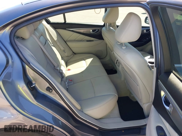 2017 Infiniti Q50 Signature Edition with VIN JN1EV7AP7HM742236, listed as a IAAI auction lot 41662043 with 114,312 mi miles and . Bid and sale history available at DreamBid. Image 8.