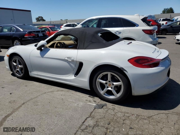 2013 Porsche Boxster with VIN WP0CA2A84DK112112, listed as a Copart auction lot 55149394 with 91,759 mi miles and Salvage Title. Bid and sale history available at carsss.com. Image 2.