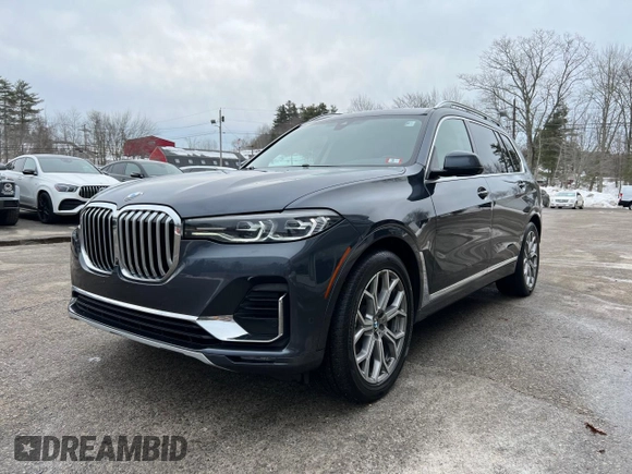 2020 BMW X7 xDrive40i with VIN 5UXCW2C0XL9C27572, listed as a Copart auction lot 47099815 with 99,426 mi miles and Clean Title. Bid and sale history available at carsss.com. Image 2.