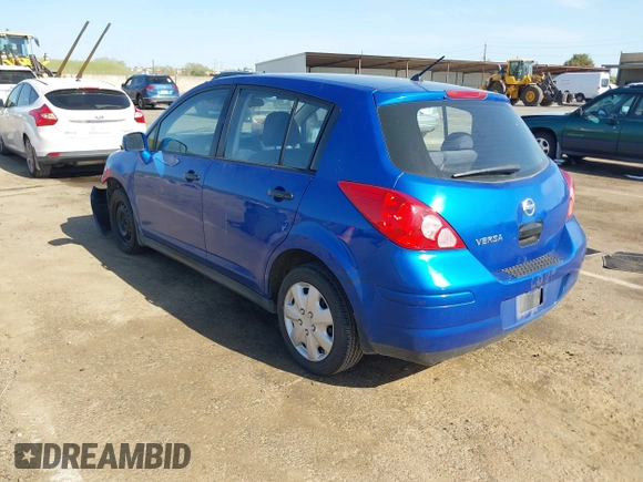 2008 Nissan Versa 1.8 S with VIN 3N1BC13E68L394599, listed as a IAAI auction lot 42003306 with 182,811 mi miles. Bid and sale history available at carsss.com. Image 3.