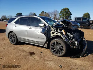 2024 Chevrolet Equinox RS with VIN 3GNAXMEG5RS115803, listed as a Copart auction lot 87407094 with 43,059 mi miles and Salvage Title. Bid and sale history available at carsss.com. Image 4.