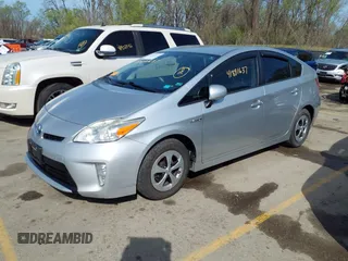 2012 Toyota Prius One with VIN JTDKN3DU2C0334107, listed as a IAAI auction lot 41891637 with 173,469 mi miles. Bid and sale history available at carsss.com. Image 2.