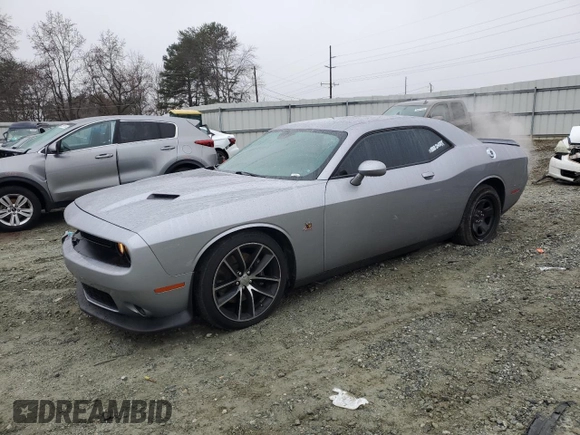 2016 Dodge Challenger R/T Scat Pack with VIN 2C3CDZFJ1GH255580, listed as a Copart auction lot 85136794 with 124,450 mi miles and Non repairable. Bid and sale history available at DreamBid. Image 1.