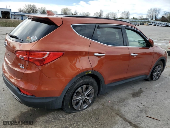 2013 Hyundai Santa Fe Sport with VIN 5XYZUDLB4DG006190, listed as a Copart auction lot 50207315 with 177,149 mi miles and Salvage Title. Bid and sale history available at carsss.com. Image 3.