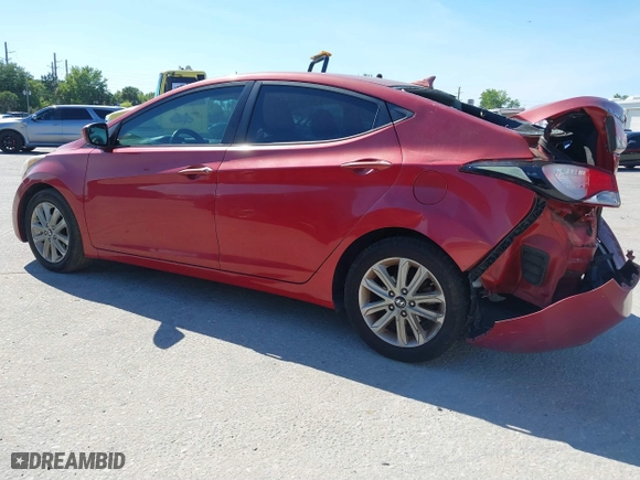 2014 Hyundai Elantra SE with VIN KMHDH4AE4EU174399, listed as a IAAI auction lot 41900852 with 100,660 mi miles. Bid and sale history available at carsss.com. Image 14.