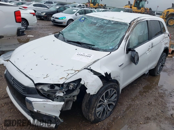 2016 Mitsubishi Outlander Sport 2.0 ES with VIN JA4AP3AU5GZ026113, listed as a IAAI auction lot 41893209 with 66,807 mi miles. Bid and sale history available at carsss.com. Image 17.