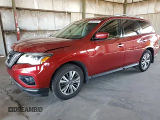 2020 Nissan Pathfinder SV with VIN 5N1DR2BN4LC595722, listed as a Copart auction lot 61621195 with 104,110 mi miles and Salvage title. Bid and sale history available at DreamBid. Image 1.