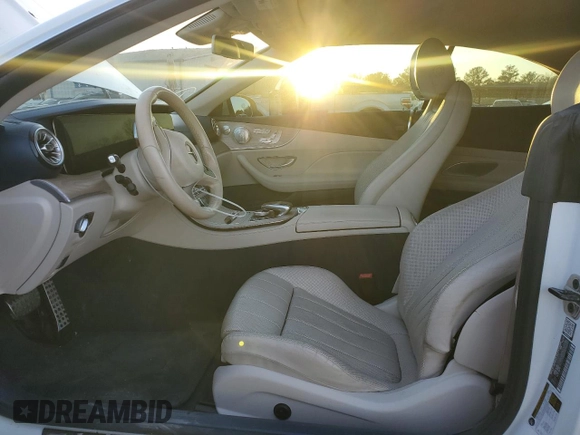 2018 Mercedes-Benz E-Class E 400 with VIN WDD1K6FB8JF038753, listed as a Copart auction lot 87055684 with 63,867 mi miles and Salvage Title. Bid and sale history available at carsss.com. Image 7.