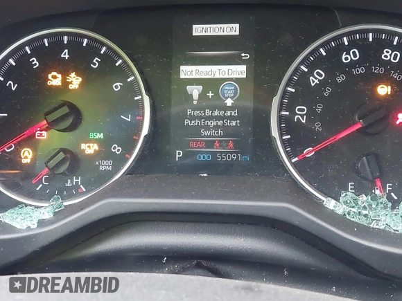 2020 Toyota RAV4 XLE with VIN 2T3P1RFV4LC077779, listed as a IAAI auction lot 41752269 with 55,091 mi miles and . Bid and sale history available at DreamBid. Image 7.