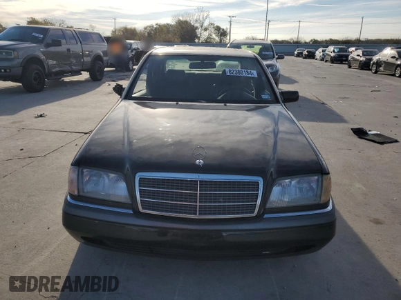 1994 Mercedes-Benz C with VIN WDBHA28E5RF090458, listed as a Copart auction lot 82380184 with Not Provided miles and Salvage Title. Bid and sale history available at carsss.com. Image 5.