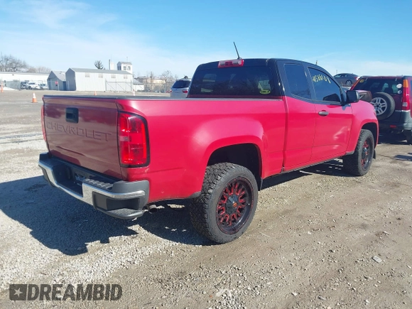 2018 Chevrolet Colorado 2WD Work Truck with VIN 1GCHSBEN6J1138361, listed as a IAAI auction lot 41588108 with 58,917 mi miles. Bid and sale history available at carsss.com. Image 4.