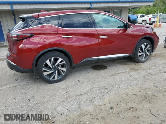 2023 Nissan Murano SL z VIN 5N1AZ2CS3PC135934, wystawiony jako Copart lot #54907225 z przebiegiem 16 899 mil mil oraz Szkoda całkowita • Salvage title. Historia ofert i sprzedaży dostępna na DreamBid. Obrazek 3.