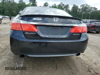 2013 Honda Accord Sport with VIN 1HGCR2F53DA184868, listed as a Copart auction lot 54410545 with Not Provided miles and Salvage Title. Bid and sale history available at DreamBid. Image 6.