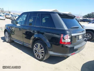 2013 Land Rover Range Rover Sport HSE LUX with VIN SALSK2D43DA761190, listed as a IAAI auction lot 41621909 with 122,407 mi miles. Bid and sale history available at carsss.com. Image 3.