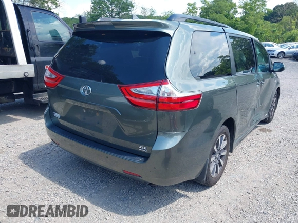 2018 Toyota Sienna XLE with VIN 5TDDZ3DC4JS189540, listed as a IAAI auction lot 42594973 with 103,374 mi miles and . Bid and sale history available at DreamBid. Image 4.