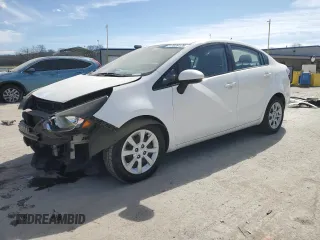 2013 Kia Rio LX with VIN KNADM4A3XD6258368, listed as a Copart auction lot 47039125 with 175,102 mi miles and Clean Title. Bid and sale history available at DreamBid. Image 1.