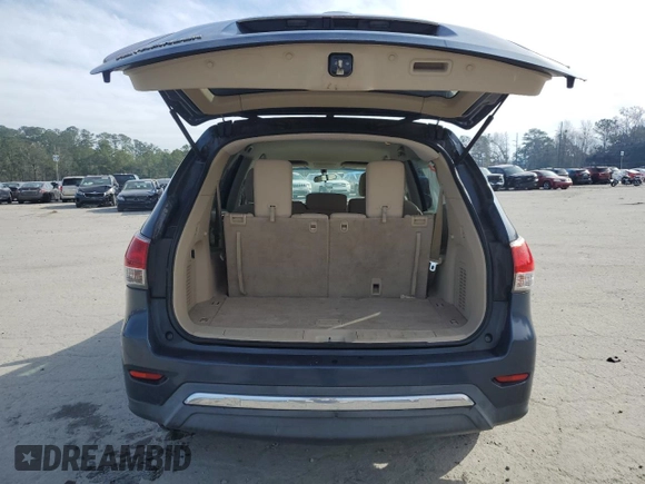 2013 Nissan Pathfinder SL with VIN 5N1AR2MN3DC671576, listed as a Copart auction lot 46727815 with 124,834 mi miles and Salvage Title. Bid and sale history available at DreamBid. Image 6.