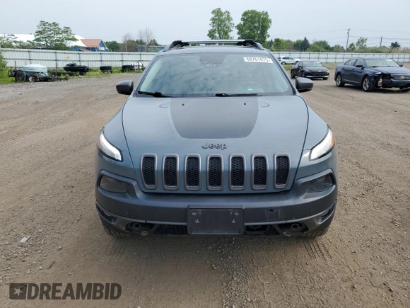 2014 Jeep Cherokee Trailhawk with VIN 1C4PJMBS4EW160341, listed as a Copart auction lot 60761475 with 135,087 mi miles and Salvage title. Bid and sale history available at DreamBid. Image 5.