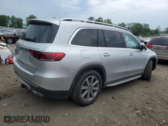 2020 Mercedes-Benz GLS 450 with VIN 4JGFF5KE0LA288689, listed as a Copart auction lot 58320244 with 27,718 mi miles and Salvage Title. Bid and sale history available at DreamBid. Image 3.