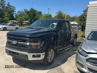 2024 Ford F-150 XLT with VIN 1FTFW3LD3RFA25851, listed as a Copart auction lot 53828565 with 32,477 mi miles and Clean Title. Bid and sale history available at carsss.com. Image 2.