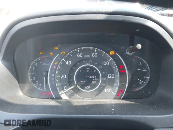 2013 Honda CR-V EX-L with VIN 2HKRM3H74DH513193, listed as a IAAI auction lot 41781093 with 94,003 mi miles and . Bid and sale history available at DreamBid. Image 7.