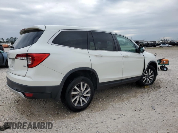 2019 Honda Pilot EX-L with VIN 5FNYF5H58KB005465, listed as a Copart auction lot 87206874 with 31,272 mi miles and Clean title. Bid and sale history available at DreamBid. Image 3.