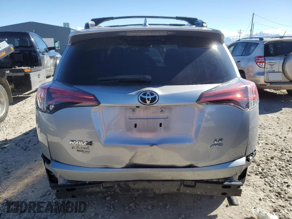 2017 Toyota RAV4 LE with VIN 2T3BFREV1HW663827, listed as a Copart auction lot 46659615 with 96,516 mi miles and Salvage Title. Bid and sale history available at DreamBid. Image 6.