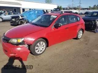 2008 Subaru Impreza Wagon (Natl) i w/Premium Pkg with VIN JF1GH61658H827458, listed as a Copart auction lot 54381475 with 190,758 mi miles and Salvage Title. Bid and sale history available at carsss.com. Image 1.