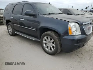 2013 GMC Yukon Denali with VIN 1GKS1EEF3DR219654, listed as a Copart auction lot 76205764 with 0 mi miles and Salvage Title. Bid and sale history available at carsss.com. Image 4.