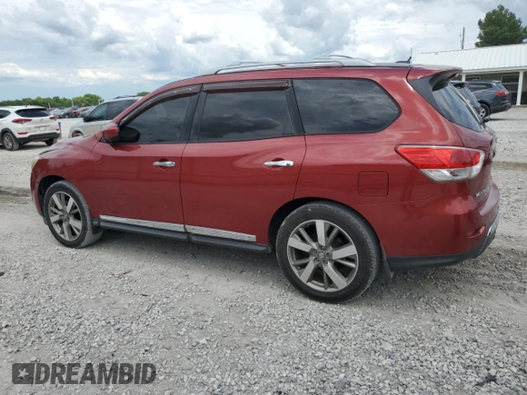 2013 Nissan Pathfinder Platinum with VIN 5N1AR2MM2DC623879, listed as a Copart auction lot 63420305 with 191,230 mi miles and Clean title. Bid and sale history available at DreamBid. Image 2.