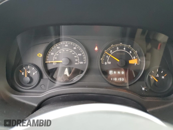 2017 Jeep Compass Sport with VIN 1C4NJCBA7HD123955, listed as a Copart auction lot 52464515 with 118,193 mi miles and Clean Title. Bid and sale history available at carsss.com. Image 9.