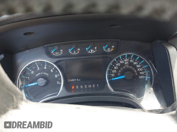 2014 Ford F-150 XL with VIN 1FTFX1CT5EKD34067, listed as a IAAI auction lot 42290888 with 214,507 mi miles and . Bid and sale history available at DreamBid. Image 7.