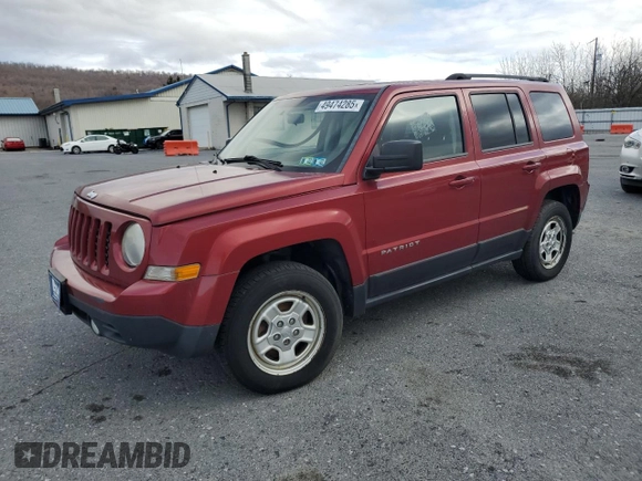 2014 Jeep Patriot Sport with VIN 1C4NJRBB7ED748993, listed as a Copart auction lot 49474285 with 142,804 mi miles and Clean Title. Bid and sale history available at DreamBid. Image 1.