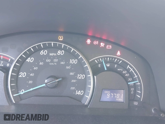 2012 Toyota Camry L with VIN 4T1BF1FKXCU567301, listed as a IAAI auction lot 41554541 with 97,781 mi miles and . Bid and sale history available at DreamBid. Image 15.
