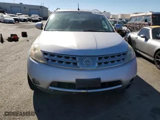 2007 Nissan Murano SL with VIN JN8AZ08T57W523809, listed as a Copart auction lot 70713954 with 231,410 mi miles and Clean Title. Bid and sale history available at carsss.com. Image 5.