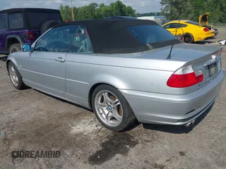 2002 BMW 3 Series 330Ci with VIN WBABS53492JU92293, listed as a IAAI auction lot 42124178 with 202,711 mi miles and . Bid and sale history available at carsss.com. Image 3.