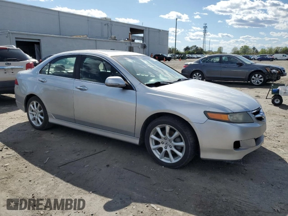 2007 Acura TSX Navi with VIN JH4CL96987C017537, listed as a Copart auction lot 53530845 with 0 mi miles and Clean Title. Bid and sale history available at carsss.com. Image 4.