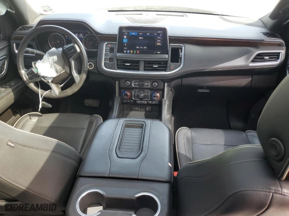 2021 Chevrolet Tahoe Premier with VIN 1GNSKSKD9MR259383, listed as a Copart auction lot 65851524 with 72,262 mi miles and Salvage Title. Bid and sale history available at carsss.com. Image 8.